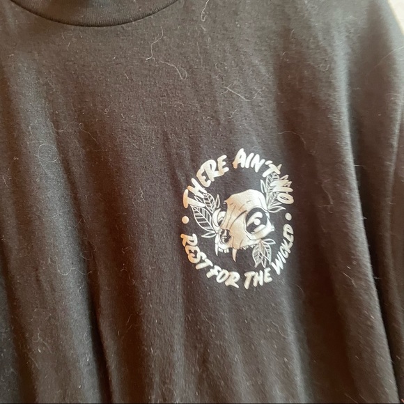 There aint no rest for the wicked mens shirt large - Picture 2 of 4